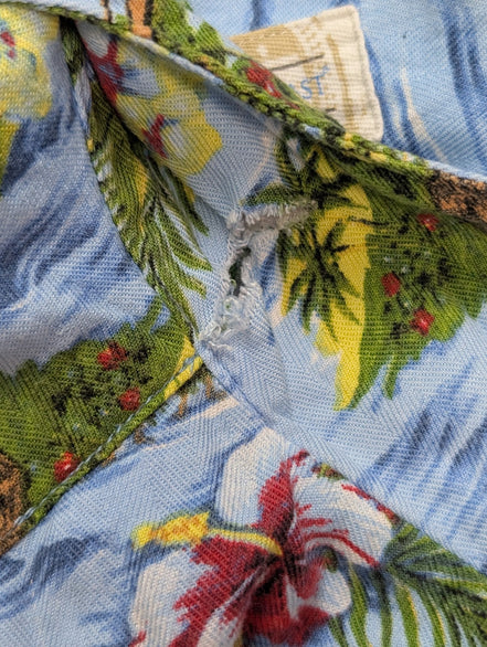 Chemise hawaïenne viscose et coton Ocean & Coast manches courtes taille L