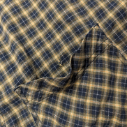 Chemise LEVI'S Flanelle à Carreaux Jaune et Noir Manches Longues - Taille L