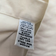 Chemise Ralph Lauren XL Blanc Cassé Classic Fit Logo Brodé Manches Longues