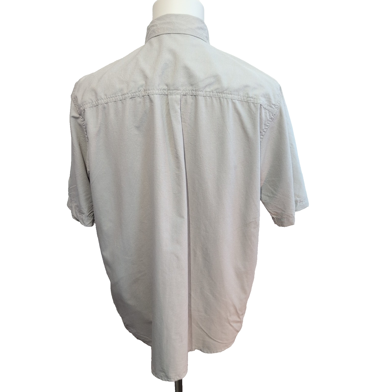 Chemise Wrangler Manche Courte Crème Nylon Taille L Deux Poches