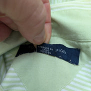 Chemise Tommy Hilfiger verte à rayures taille L #273msch