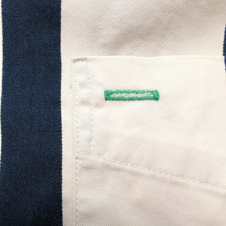 Chemise TOMMY HILFIGER à Rayures avec Poche Manches Longues - Taille XL