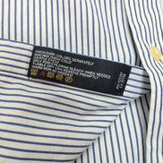 Chemise Nautica Classic Fit L Ocean Washed Rayures Bleues Coton