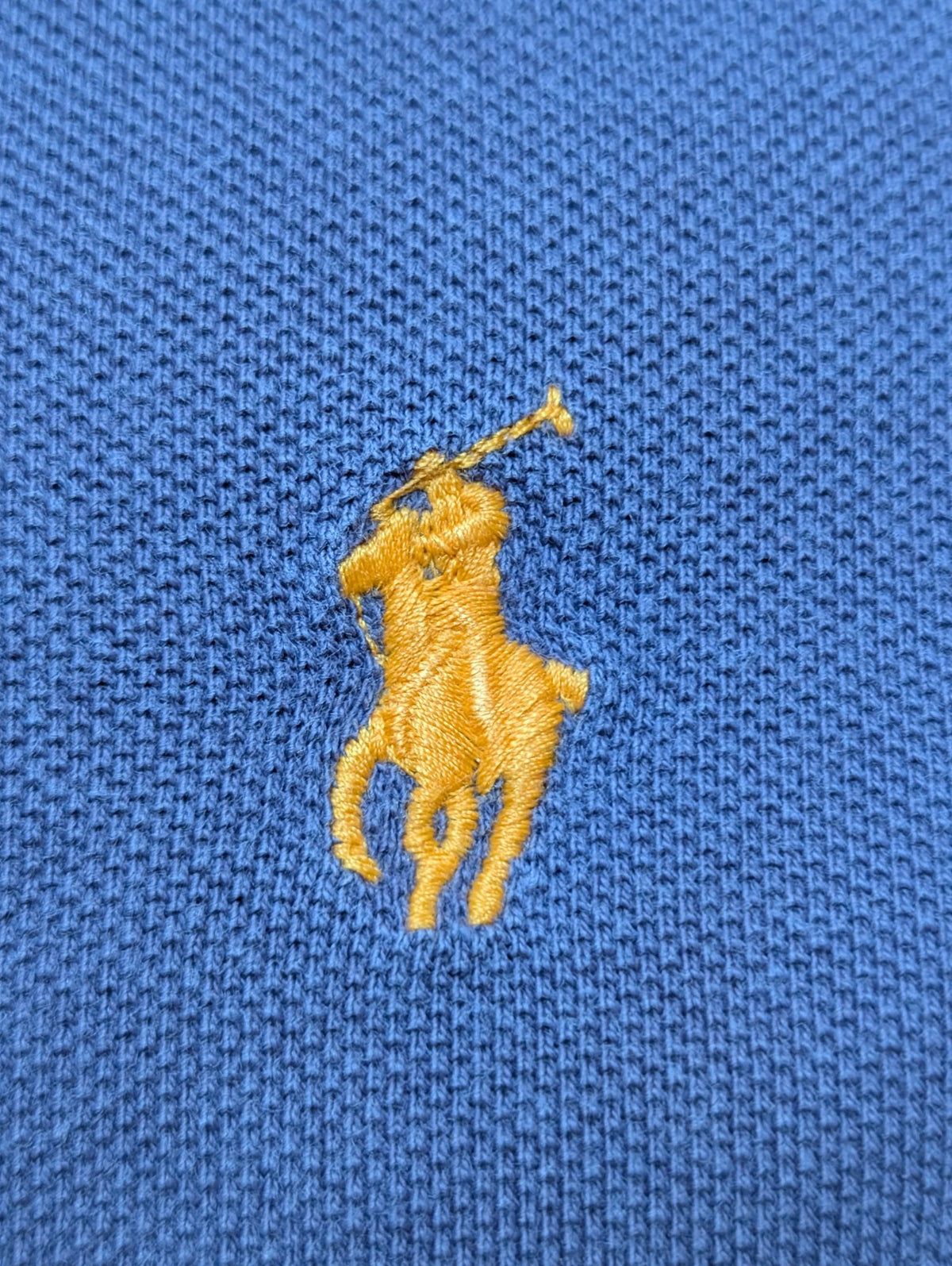Polo manches courtes Polo Ralph Lauren XL violet logo orange Custom Fit