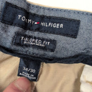 Pantalon chino Tommy Hilfiger beige stretch taille W34xL30 FR44 #48ct