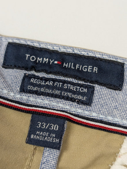 Pantalon chino Tommy Hilfiger stretch crème taille W33xL30 #28ct