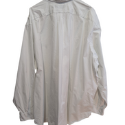 Chemise Ralph Lauren blanche uni logo marine taille 5XL (4x big) #2514