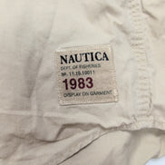Chemise technique Nautica XL Crème 100% Coton Hong Kong Manches Longues
