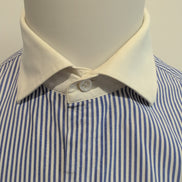 Chemise Polo Ralph Lauren Made Italy L XL Rayures Lilas Vintage manches longues