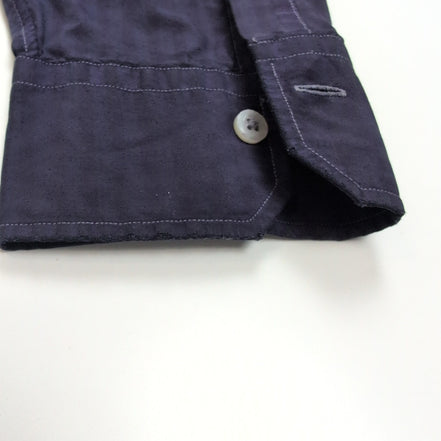 Chemise Polo Ralph Lauren L Carreaux Violets Coton Modèle Sans Logo
