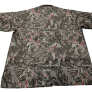 Chemise hawaïenne Bill Blass manches courtes voilier taille L #718 hawaienne