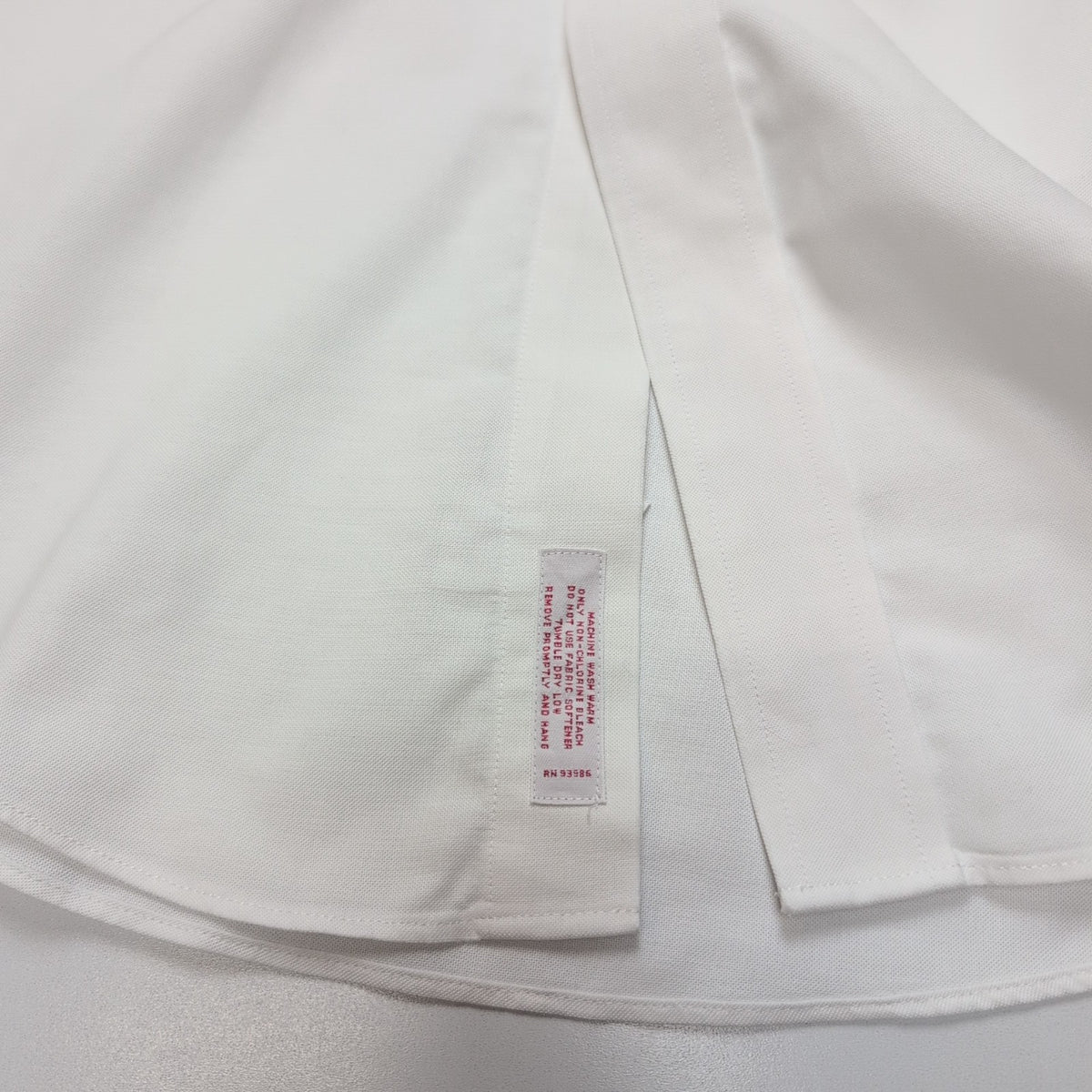 Chemise Brooks Brothers 17.5 XXL 3XL Blanc Supima Coton Poche USA