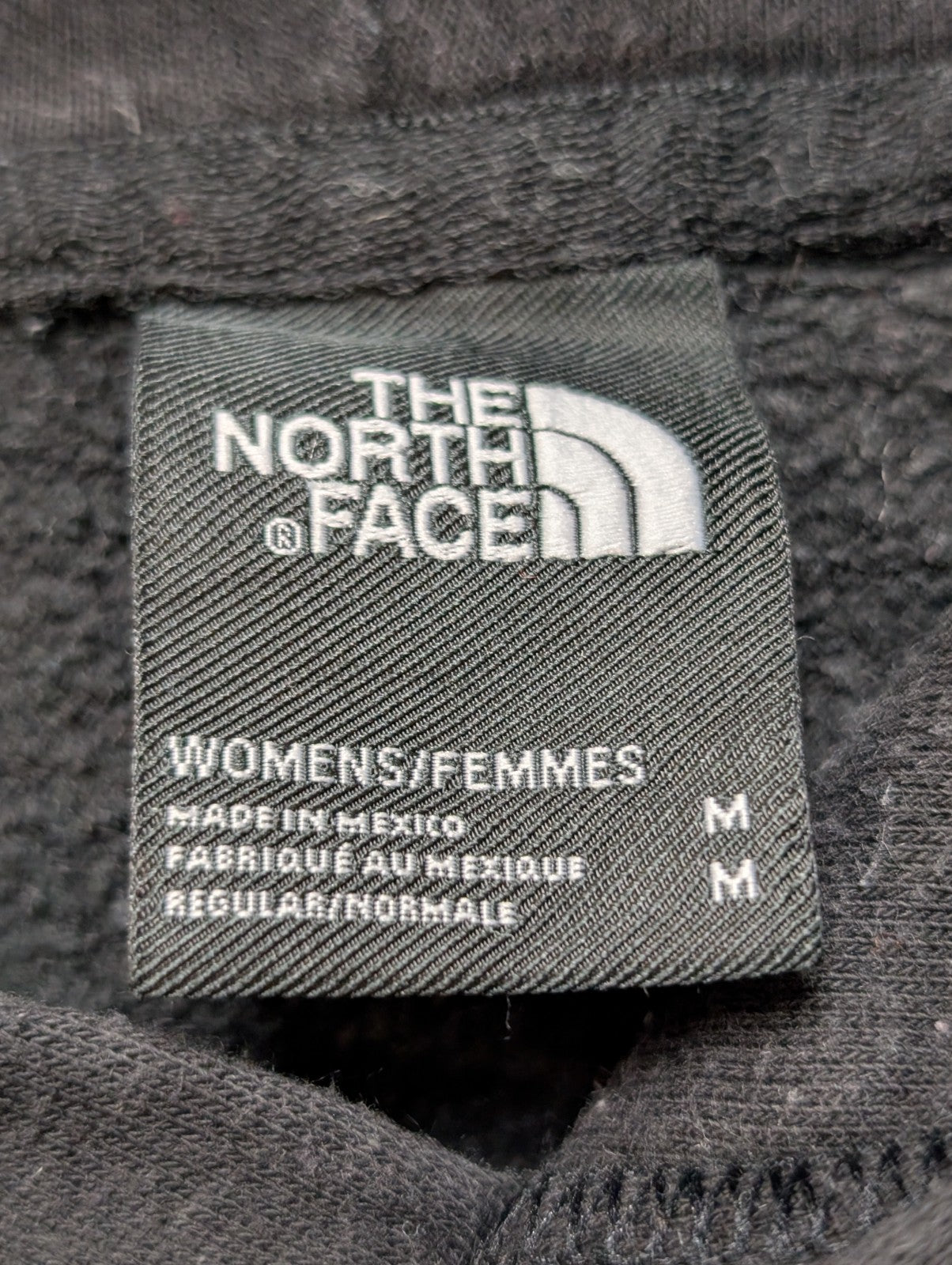 The North Face Sweat à Capuche Noir & Rose Fluo - Logos Dos et Manche - Taille M