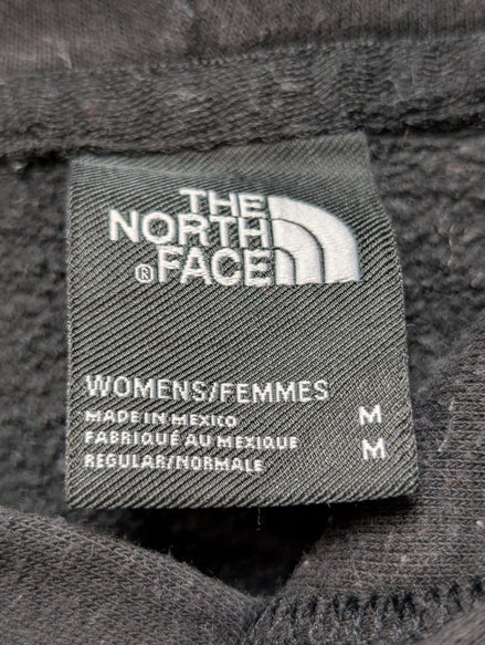 The North Face Sweat à Capuche Noir & Rose Fluo - Logos Dos et Manche - Taille M