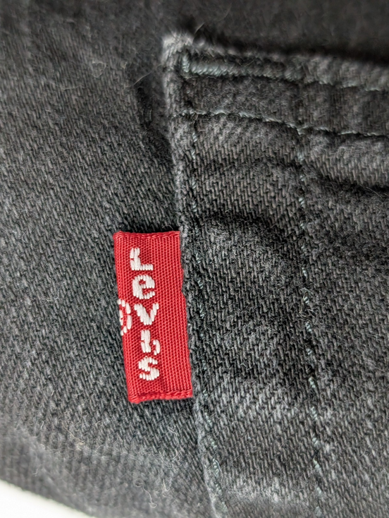 Jean Levi's 511 Slim Fit Homme W33 L30 Noir Stretch Denim Excellent État vintage