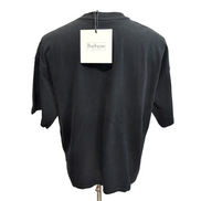 T-shirt Barbeux BBX XS Oversize Noir Coton Épais Neuf avec Étiquette