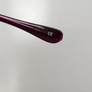 Lunettes de soleil Y2K Ovales Métal Chrome Détail Cœur Strass