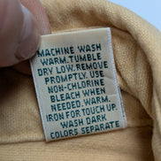 L.L. Bean Chemise Homme XL Vintage Flannelle Workwear CHAMOISÉE Jaune Pâle