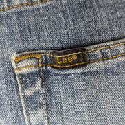 Jean Lee Homme Bleu Patiné Stretch W38 L29 Vintage Original Denim