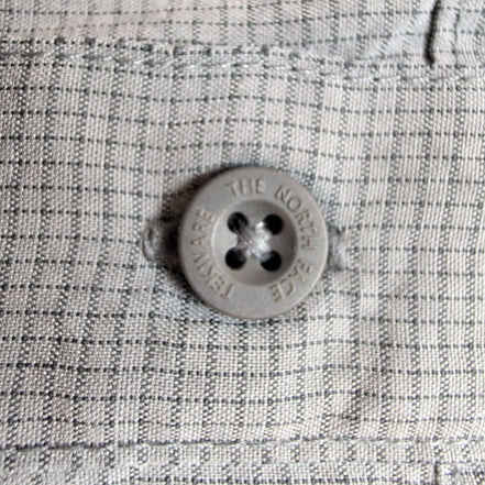 Chemise The North Face modèle technique modal gris micro carreaux XL