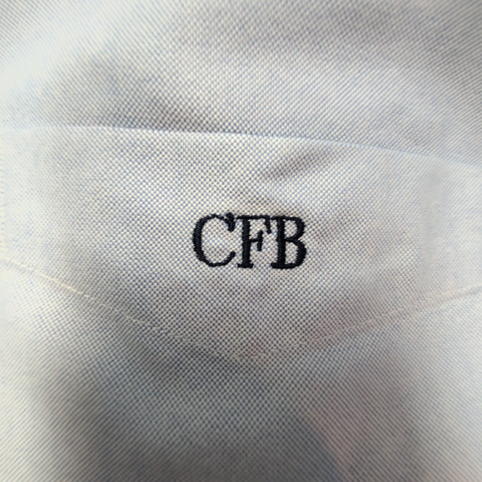 Chemise L.L. Bean bleu uni taille L/XL #162e