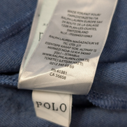 Sweat Polo Ralph Lauren bleu col boutonné pression 4XL 3XBig