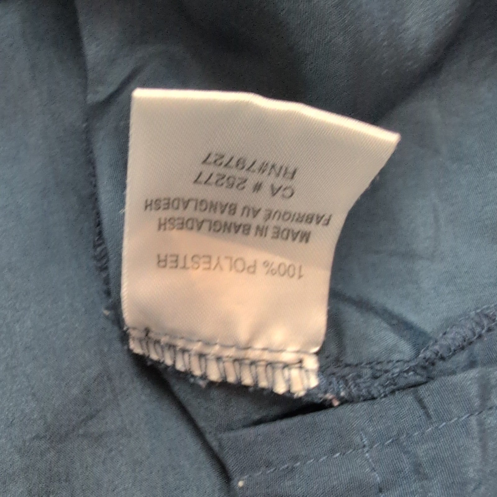 Chemise hawaïenne Panama Studio Havana bleu marine rayures XL manches courtes