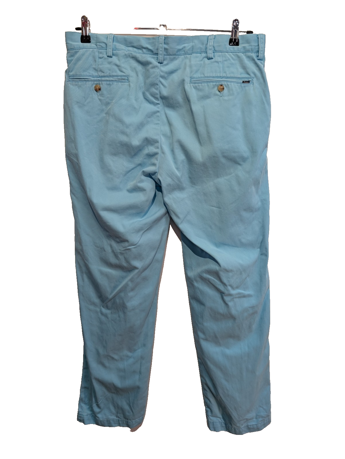 Pantalon Chino POLO RALPH LAUREN Bleu Turquoise 🏝️ Taille W36 (Taille 41cm) 🏝️