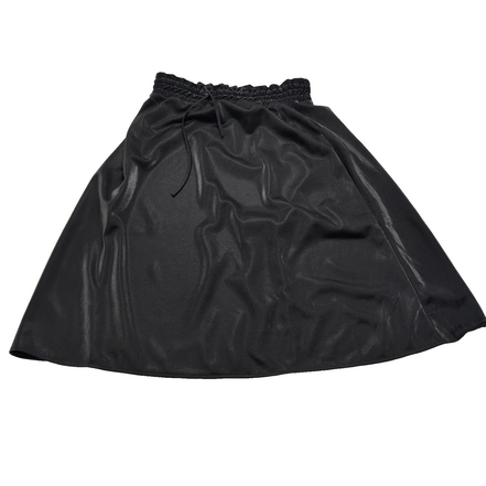 Jupe Femme Taille XL Christy Noire Satinée Stretch Neuve avec Étiquette
