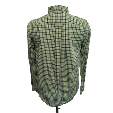 Chemise Ralph Lauren Enfant XL 18-20 Vert Bleu Carreaux Shirt Button Down