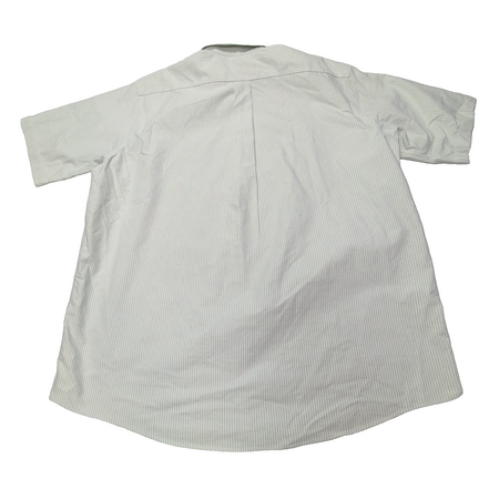 Chemise L.L. Bean à rayures vertes manches courtes taille XXL #85e