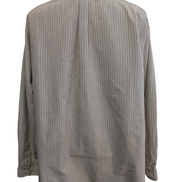 Chemise Polo Ralph Lauren Manches Longues Custom Fit Crème Rayures XXL