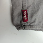 Chemise Wrangler Grise Manches Courtes 2 Poches Taille L