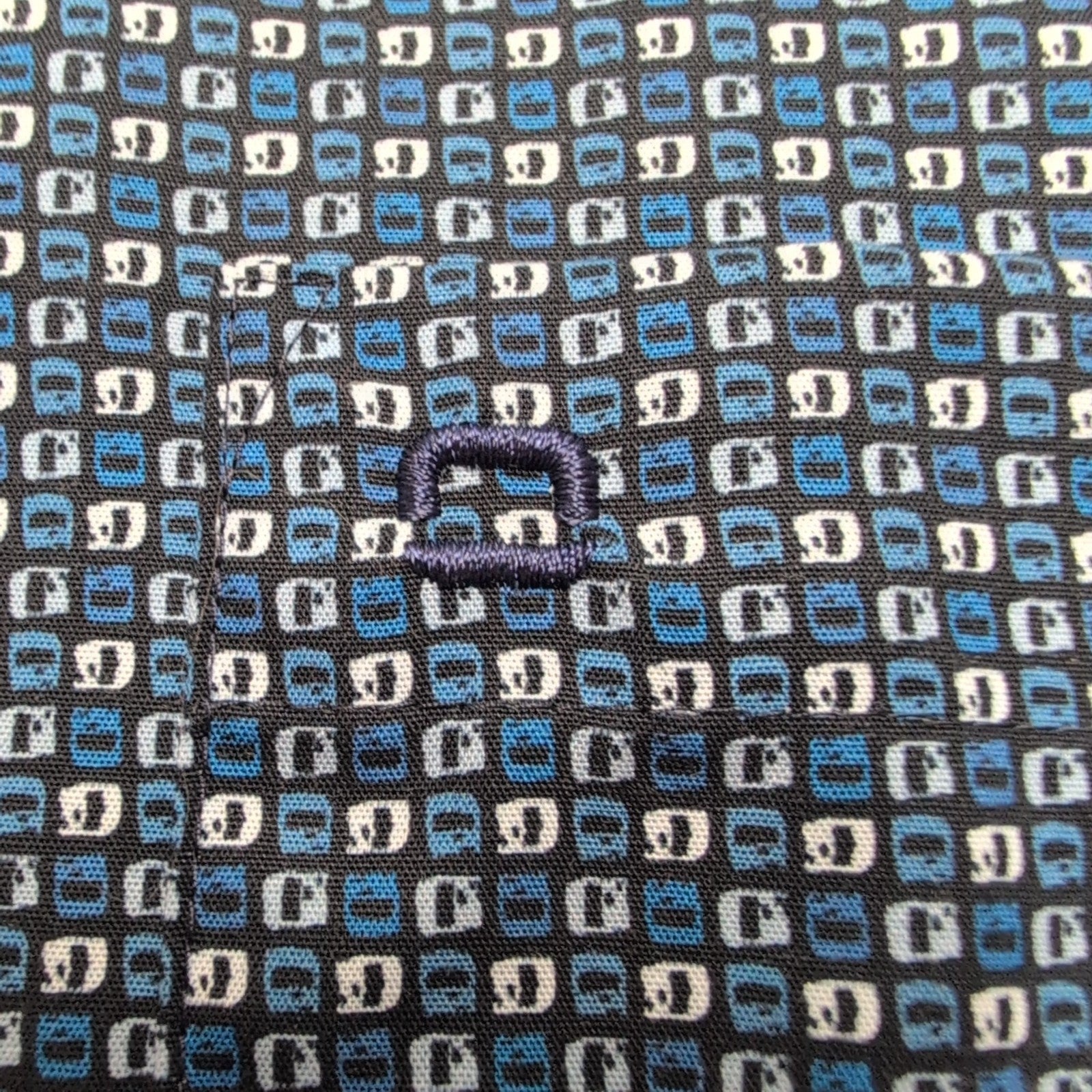 Chemise Olymp Luxor Bleu Foncé Motif Coton Manches Longues Taille XXL