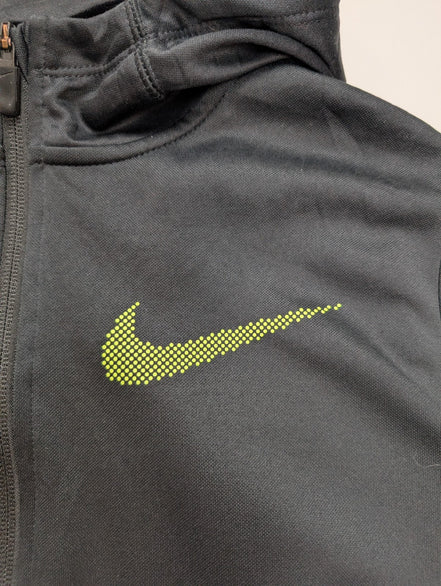 Veste à capuche Nike Noir Jaune Fluo Rouge Taille S/M (Mesures réelles)