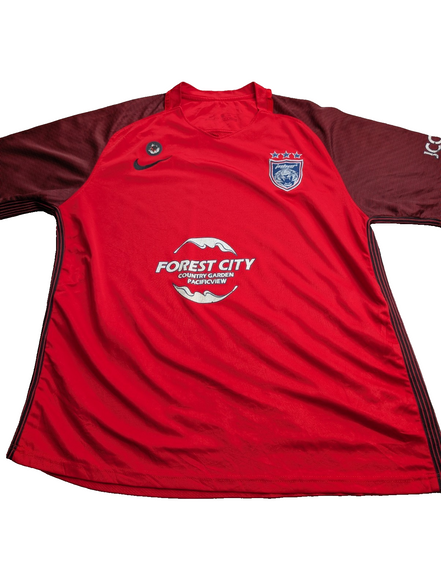 T-shirt Nike Dri-Fit Jersey Vintage Rouge Logo Brodé - Taille XL