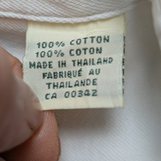 CHEMISE LEVI'S Jean Blanc Denim XL TG Homme Vintage 2 Poches Coton
