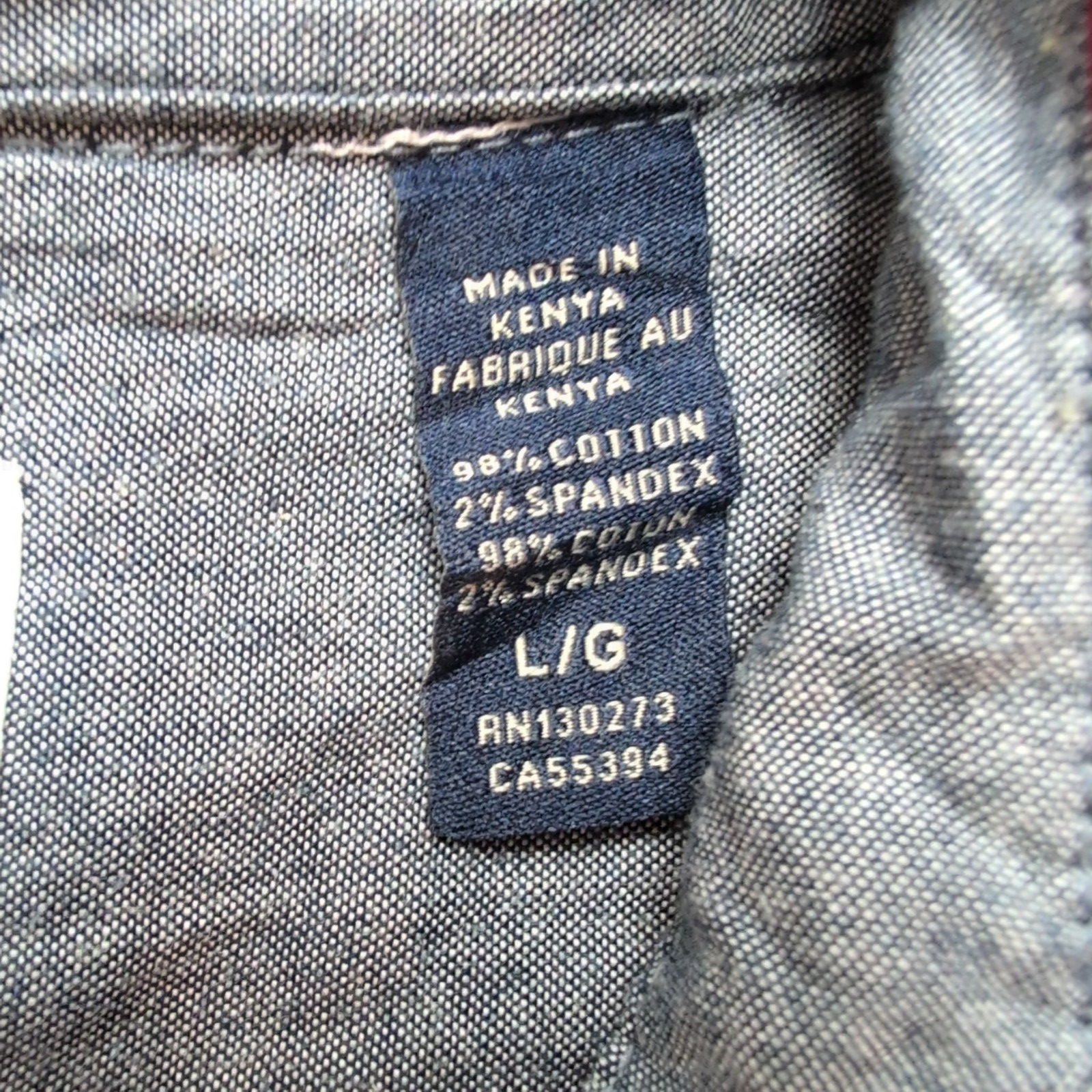 Chemise Wrangler Manche Courte Bordeaux Unie Stretch Taille L Deux Poches