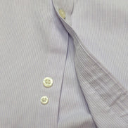 Chemise CHAPS lila violet uni manches courtes taille L Homme