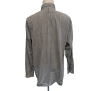 Chemise Polo Ralph Lauren XL Yarmouth Carreaux Noir Blanc Coton Logo Noir