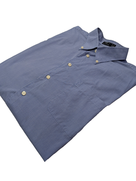 Chemise Nautica bleu uni taille XL #136msch