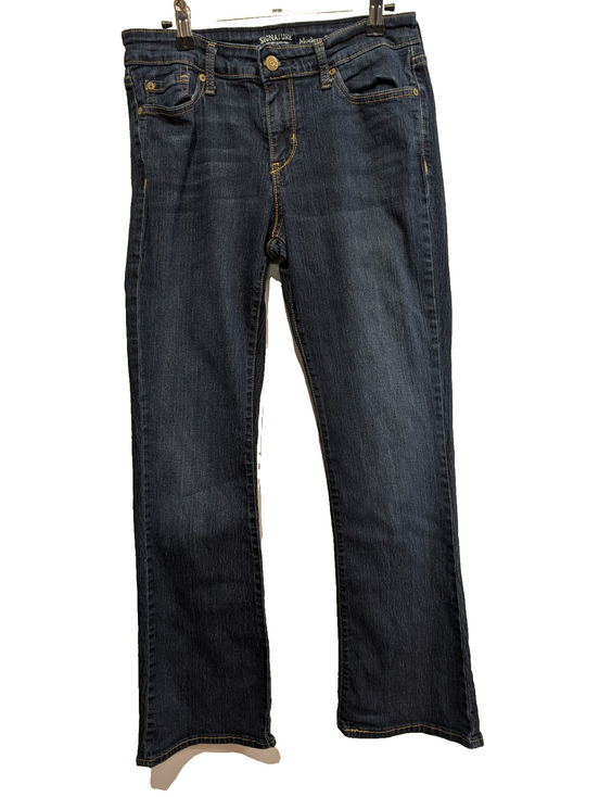 Jean Levi's Femme Bleu Foncé Modern Bootcut Ultra Stretch W26 T36 Comme Neuf