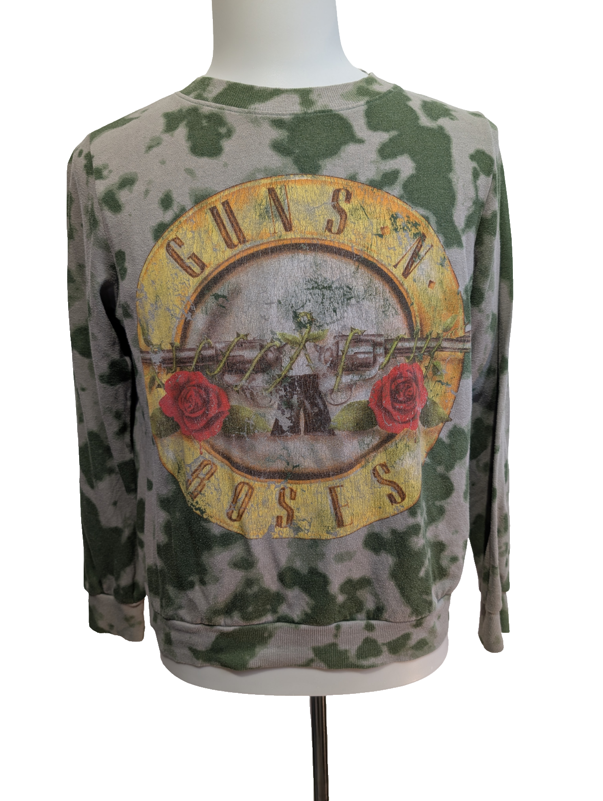 Sweat Guns N' Roses Vintage Style - Logo Appetite for Destruction - Tie-Dye Camo