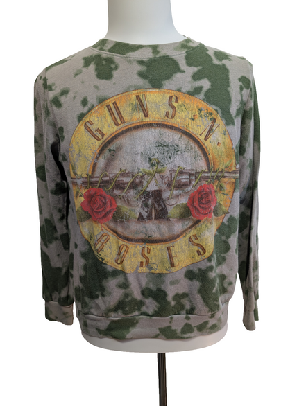 Sweat Guns N' Roses Vintage Style - Logo Appetite for Destruction - Tie-Dye Camo