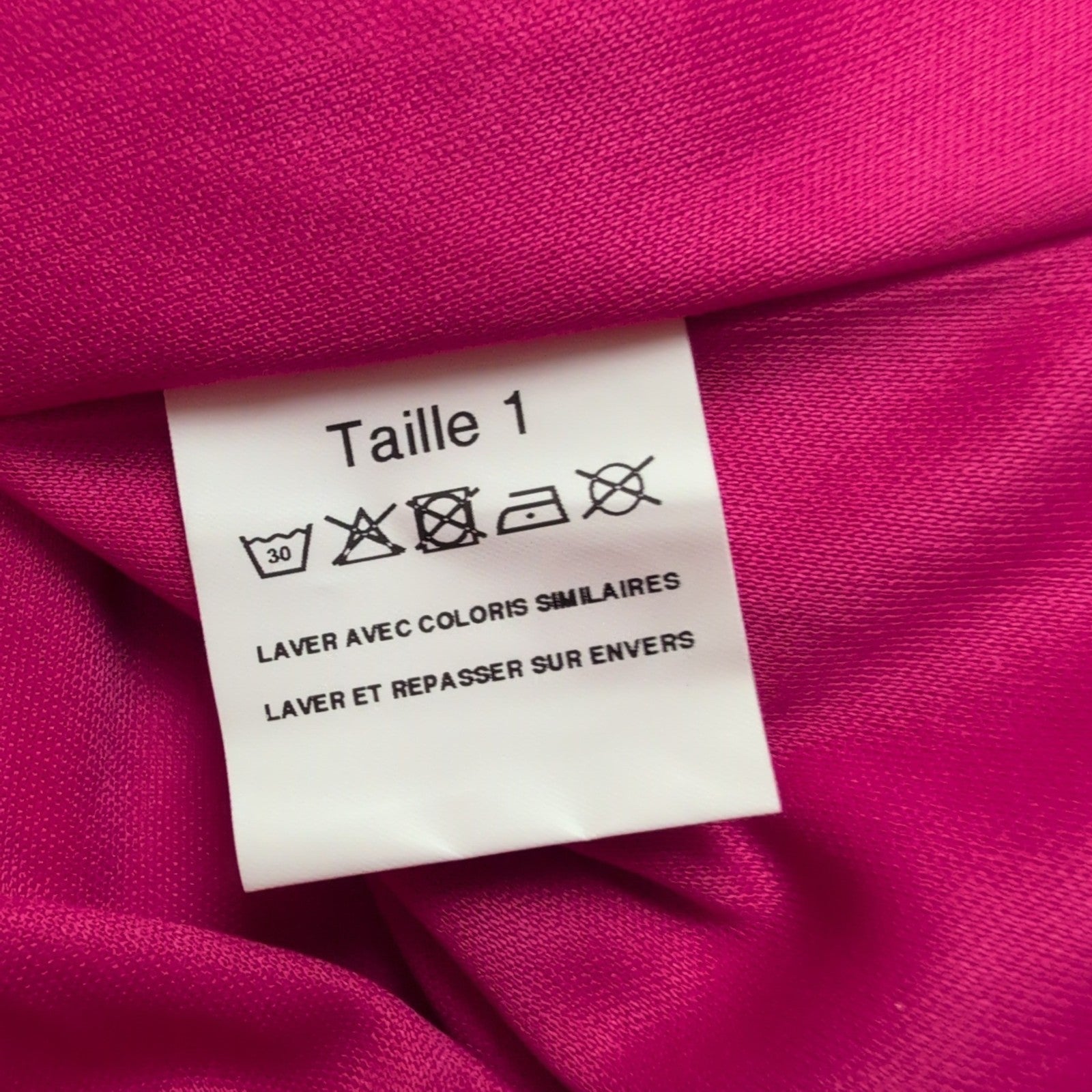 Robe Christine Laure S Rose Fuchsia Motif Paisley Neuve Étiquette