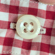Chemise Ralph Lauren XL rouge à carreaux 100% coton sans logo