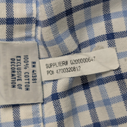 Ralph Lauren Chemise Homme S Bleu Blanc Gingham Manches Longues Logo Bleu Marine