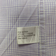 Chemise U.S. Polo ASSN lila violet manches longues à carreaux taille S