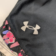 Short de sport Under Armour HeatGear Noir & Rose - Femme Taille L