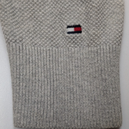 Gilet Tommy Hilfiger Vintage Gris Zippé Coton Premium - Taille M
